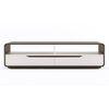 Baltoro Engineering Wood Free Standing TV Unit in White Finish