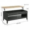 Wynmist Coffee Table Desk Forest Green