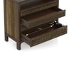 Masai Solid Wood Chest Of Drawers In American Walnut Finish With 2 Tone Finish