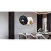 Black & White Metallic Plates Wall Art