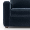 Apollo Compact 3 Seater Fabric Sofa in Cobalt Colour