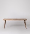 Leykey Solid Wood Bench In  Natural  Finish