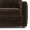 Apollo Compact Sofa (Colour : Dark Earth, Cushion : Soft, Back Type : High Back, Seating Capacity : Left Aligned 3 Seater + Left Aligned Chaise)