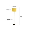 Devansh Wood Floor Lamp
