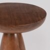 Cole Solid Wood Side Table in Brown Colour