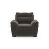 Adelaide Premium 1 Seater Fabric Sofa in Smoke Colour