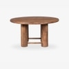 Elysianis Leewell Solid Wood 6 Seater Dining Table in Brown Finish
