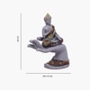 VEDAS Polyresin  Figurine in Grey Colour