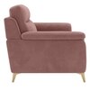 Niwara Velvet 1 Seater  sofa in Pink color