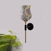 Devansh Metal Electric Wall Light in Black Colour with Multi Shade Count of 1 Light