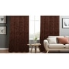 Velvet Floral Emboss Pack of 2 Blackout Window Curtains