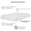 Springtek Waterproof Mattress Protector Premium Cotton Mattress Bed  Cover72x60 in White