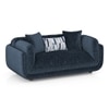 Ezra 2 Seater Fabric Sofa in Sapphire Colour