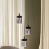 Furrow Cluster of 3 Handcrafted Hanging Lamp