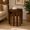 Shri Art Square Set of 3 Nesting Table