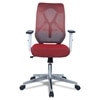 Wiwngas Mid Back Ergonomic Chair in Red Colour