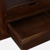 Sheesham Wood Open Wardrobe In Provincial Teak Finish