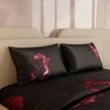 Stoa Paris 300TC UltraSatin King Size Comforter,  Lightweight, Burgundy Golden