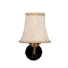 Devansh Gold Wall Mounted Lamp With Beige Jute Shade