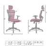 Dreaceo High Back Ergonomic Chair in Red Colour