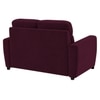 Alvaro Velvet 2 Seater Sofa Red wine Color