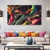 The Castle Decor Rainbow Colour Wall Art Set of 5 27x48 Inch