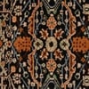 Multicolor Traditional Machine Made Polyester 6 X 9 Feet Carpet