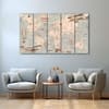The Castle Decor World Map Wall Art Set of 5 27x48 Inch (Style 2)