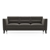 Lewis Sofa Set (Colour : Smoke Grey, Cushion : Hard, Seater : 3+1+1)