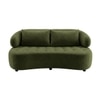 Henry Velvet 2 Seater Sofa Olive Green Color