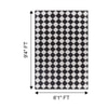 Jaipur Rugs Soft Geometric Grid Wool Dhurrie Rug White 5x7 ft