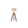 Barack Beige Jute Shade Floor Lamp