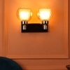 Eliante Modern Wall Lights Mild Steel & Glass Material Gold & Champaign Finish