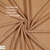 Premium Terry Polyester Fabric Waterproof Mattress Light Brown Double 78X83