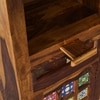 Jidi Sheesham Wood  Prayer Unit in Teak Finish
