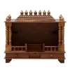 D'Dass Honeywood Sheesham and Mdf Wooden Temple For Pooja In Home and Office