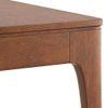 Ramanda 6 Seater Dining Table In Dark Walnut Finish
