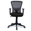 Peacifice Mid Back Ergonomic Chair in Black Colour