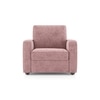 Apollo 1 Seater Fabric Sofa in Desert Rose Colour