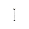 Darren Black Metal Floor Lamp with Black Iron Base