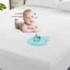 Springtek Waterproof Mattress Protector Premium Cotton Mattress Bed  Cover78x60 in White