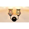 Brooke Dual Multicolor Mosaic Glass Wall Mounted Lamp with Iron Base