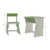 Utopia Extendable Toddler Study Desk and Chair Set in Verdant Green Colour