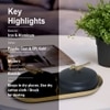 Metalsmith Metal Serveware Box Set of 3 with Tray Black Finish