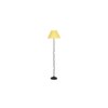 Ida Zig Zag Iron Floor lamp with Cotton Conical Yellow shade (Z34)