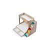 Pattern Dreams Bunk Bed with Storage in Oak Colour BKBB020