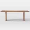 Modern Solid Wood Dining Set with Bench in Morgan Natural