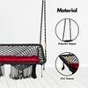 Swingzy Premium Large Double Seater Swing Chair with Cushion Black