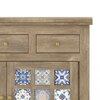 Azul Solid Wood Sideboard in Brushed Bali Oak Finish