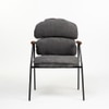 Antho Fabric Dining Chair in Grey Colour